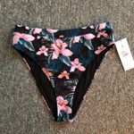 Spiritual Gangster NEW Size L Pink Irises Bahia Swim Bikini Bottoms Photo 3
