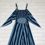 No Boundaries Super Cute Boho Hippie Romper Pantsuit, Shades of‎ Blue, Travel, Summer Size 7-9 Photo 10