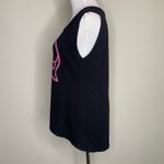 Black Muscle Graphic T Shirt Black Hot Pink Sz Small Photo 2