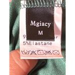 Mgiacy Emerald Green Formal Dress One Shoulder Slit Maxi Gown M Size M Photo 1