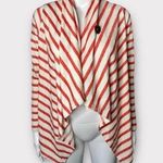 Bobeau  Waterfall Striped Cardigan Women’s Size Small Photo 3