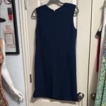 Tory Burch 💙💖  Sophia Navy Blue Embroidered Shift Dress Photo 3