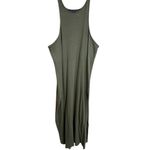 Old Navy  Olive Green Fitted High-Neck Rib-Knit Maxi Dress XXL NWT Photo 3
