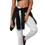 Victoria's Secret Victoria Sport Womens Knockout Tight Leggings Silver Sparkle Size Small Petite Photo 0