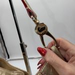 Dooney & Bourke Dooney Bourke Gold Metallic Leather Hobo Shoulder Bag Purse Photo 12