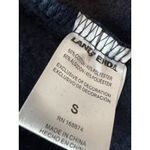 Lands' End Dress Small Blue Sweatshirt Hoodie Pockets Lounge Casual Gown Midi Photo 9