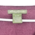 Eddie Bauer Size XXL Long Sleeve V Neck T-Shirt Purple Wool Cotton Blend Layer Photo 2