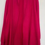 Liz Claiborne Liz Clairborne Red Textured Long Cardigan - Size L Photo 0