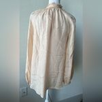 Elizabeth and James  silk romantic Button-Up silk Blouse Photo 9