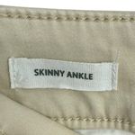 Loft NWT ‎ Women’s 2023 Mid Rise Skinny Ankle Pants Light Khaki Size 4 Preppy Photo 3