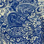 Ralph Lauren  Blue Paisley Ruffle Front Swimsuit NWT - Size 6 Photo 3