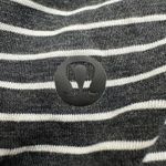 Lululemon Athletica Heathered Dark Gray Striped Long Sleeve Tee Photo 2