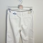 ZARA Cargo Cream Pants Denim Size 6 New Photo 5