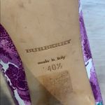 Burberry - Was $100 now $60 floral purple 4 inch heel leather sole 40.5 or… Photo 3