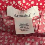 Urban Romantics NEW Red & White Polka Dot Belted Skort Size Medium Photo 5