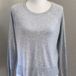 ZARA Lightweight Heathered Grey Knit Sweater Size Small Photo 0
