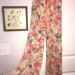 Sheer Floral Pants Multiple Size XS Photo 4