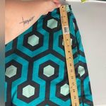 Loudmouth Golf Ladies Skort Size 8 Geometric Print Teal Blue Skirt Outdoor Prep Photo 6