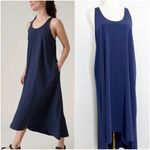 Athleta  Presidio Traveler Maxi Dress – Navy – XS – High-Low Hem Photo 1