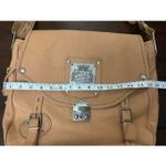Juicy Couture Vintage Y2K Shoulder Brown Tan Beige Key Lock Messenger Bag Photo 12