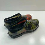 Sloggers  Womens Garden Clogs Size 6 Waterproof Shoes Blue Flowers‎ Made in USA Photo 2