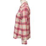 J.Crew Women's Collared Long Sleeve Cotton Button Down Flannel Shirt Size Small Red Photo 3