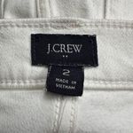 J.Crew NWOT Factory Women's White Denim A-Line Mini Skirt Size 2 Casual Photo 5