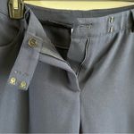Akris Punto Pants Mikko Straight Leg Boyfriend Pants in Navy Blue Sz US 10 EUC Photo 4
