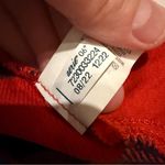 Aerie Red & Navy Blue Buffalo Check High Rise Pajama Shorts Sz M Photo 5