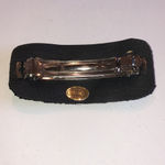 Vintage Black & Red Seed Bead Beaded Boho Bells Hair Clip Photo 3