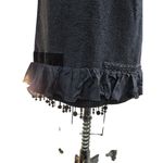 Moschino Cheap and Chic wool nylon little black dress shift Size 8 Photo 4