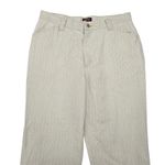Riders By Lee Riders Casual Cream Stripe Preppy Polo Chino Office Vacation Trouser Pants 12P Photo 2