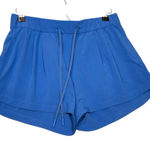 Lululemon  Blue Woven‎ High-Rise Shorts Size 6 Photo 0