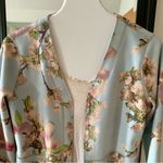 Joan Vass Floral Mid Length Jacket Photo 1