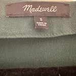 Madewell Novel long sleeve button down dress Smokey spruce size S Photo 2