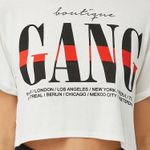 Forever 21 NWOT Gang Crop Top (Ivory) Photo 2