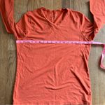 Pendleton  Women's Long Sleeve Orange Tee size L cotton Photo 4