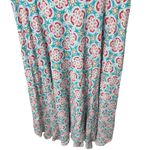 Sundance  Women’s Sz 12 Sleeveless Printed Dress Maxi Long Uneven Hem Photo 8