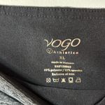 vogo athletica NWT  Large grey w mesh Stretch Casual Gym Athleisure Leggings XL Photo 4