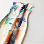 ZARA  Watercolor Bodycon Scuba Dress Photo 3