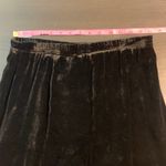 J Jill Black Velvet Palazzo Pants Elastic Waist M Comfort Vintage Party Holiday Size M Photo 5