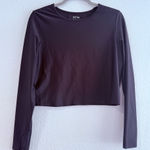 Mott50 Cropped Long Sleeve UPF50+ Swim Shirt Top Size XL Black Photo 0