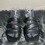 Vince  Dallas Slide Sandal Women's Black Slide Sandals Size 6M Photo 2