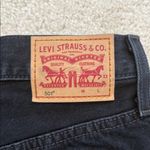 Levi's LEVI’S 501 Black Distressed Rip Raw Hem Denim Shorts Size 25 Photo 7