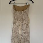 NBD  Strapless Cream Lace Dress Photo 4