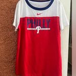 Nike Philadelphia Phillies MLB Womens Color Block T-shirt Size Small Photo 0