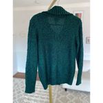 st. john's bay St John’s Bay Button Up Cardigan Green Cable Knit Cozy Cottagecore Granola Lagen Photo 2