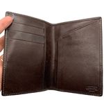 Coach Brown Signature Passport Holder Photo 3