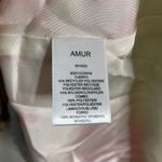 NEW AMUR‎ Dress Floral Tropical Puff Sleeve Mini Dress Red Size 8 Photo 7