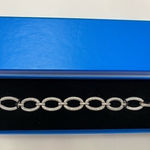 Victoria Wieck Sterling Silver Rhodium Plated Pave Crystal Bracelet Photo 0